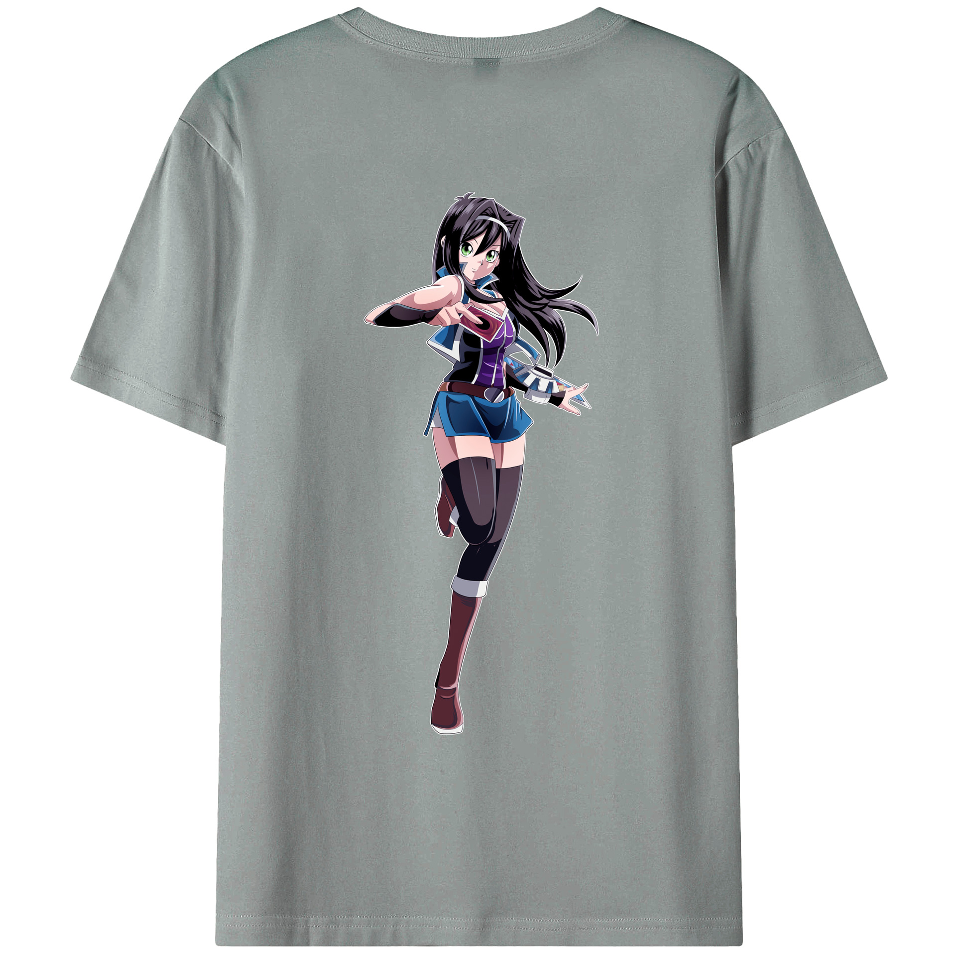 （画像用） 遊☆戯☆王 Yu-Gi-Oh! 綿100％ メンズ半袖Tシャツ（バックプリント） 通気性